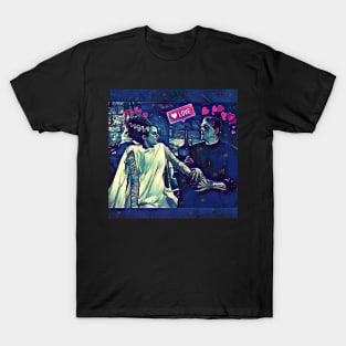 Frankenstein and Bride of Frankenstein T-Shirt